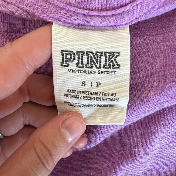 PINK Victorias Secret Women’s Color Blocked Shirt Size Small - Picture 5 of 5